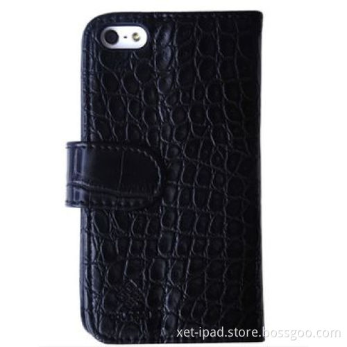 Flip leather wallet cases for iPhone 5/5S, ultra-thin design